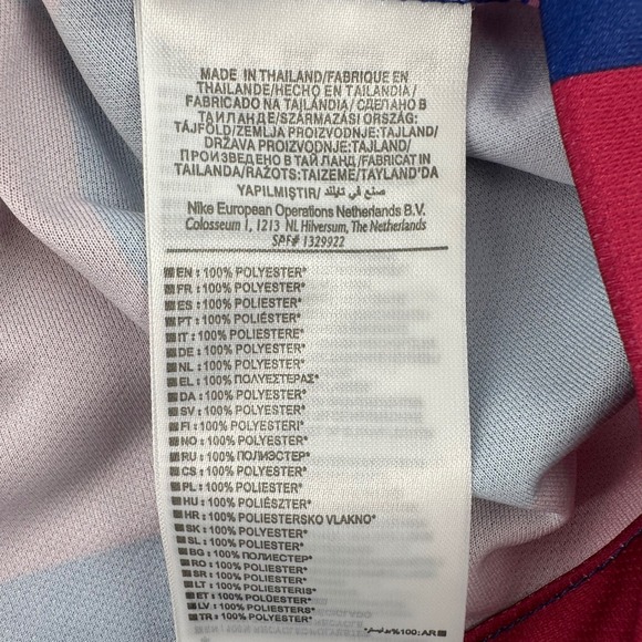 Nike FC Barcelona 2019/20 Home Jersey Messi #10 Size S Men's Soccer Futbol - Picture 7 of 13